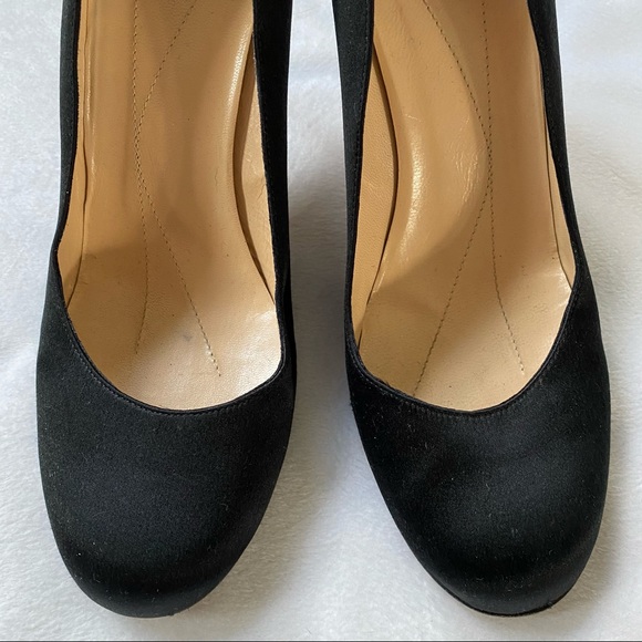 Kate Spade Satin Round Toe Pumps Heels - Picture 6 of 10